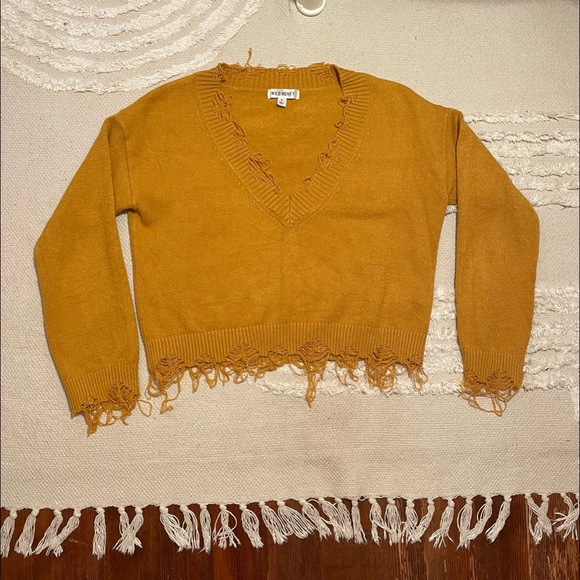 Wild Honey sweater with frayed hem - Picture 6 of 8